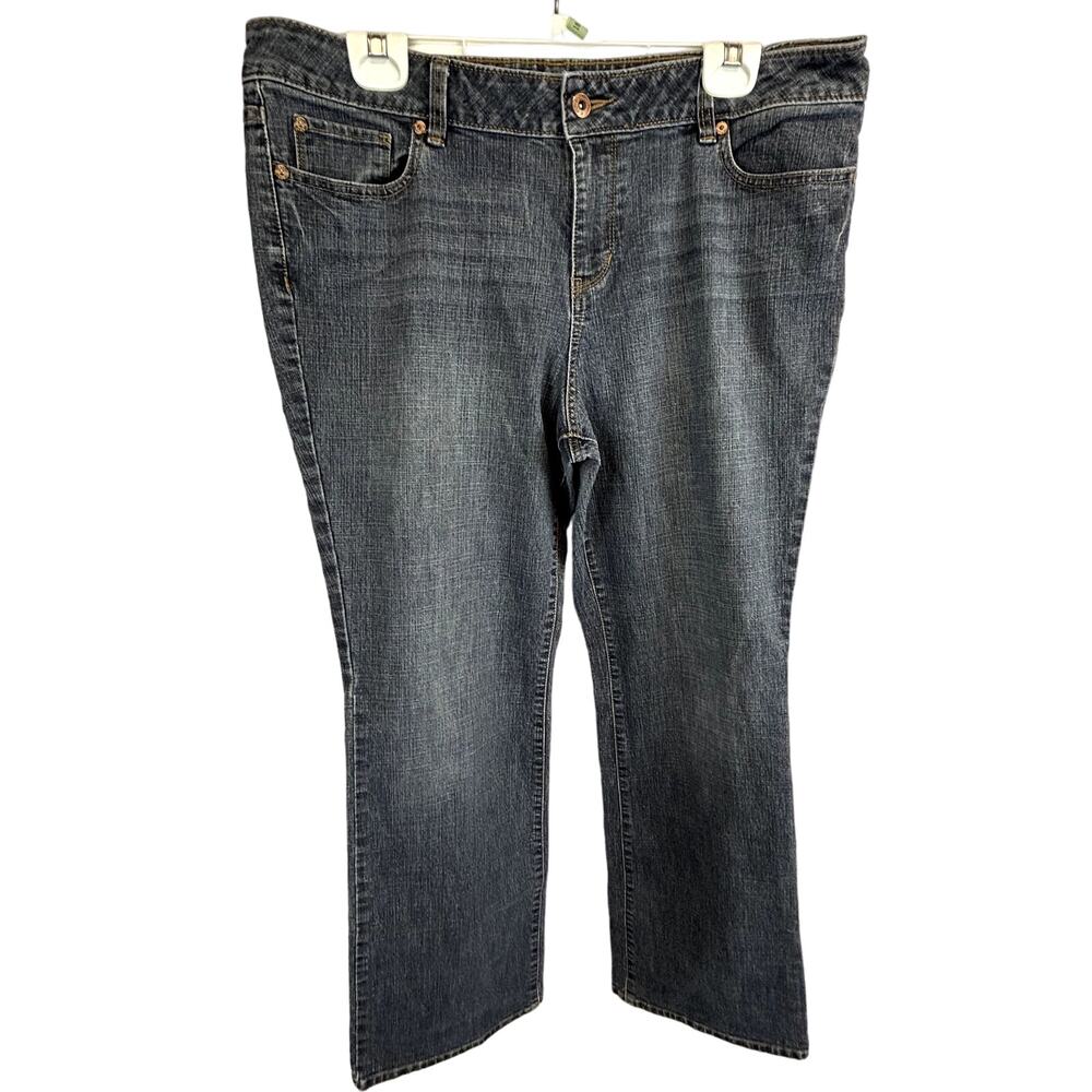 SKU2607 Apt. 9 Women's Size 16 Stretch Blue Denim Bootcut Jeans
